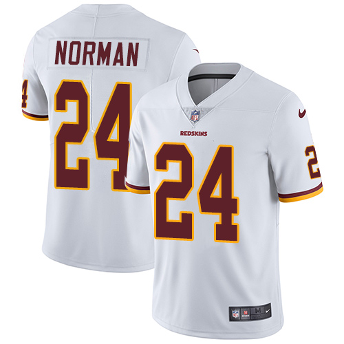 Nike Redskins #24 Josh Norman White Youth Stitched NFL Vapor Untouchable Limited Jersey - Click Image to Close